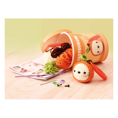 Graine Creative Graine Easygurumi Häkelset Mandarine - inkl. Anleitung Nadel und Garn