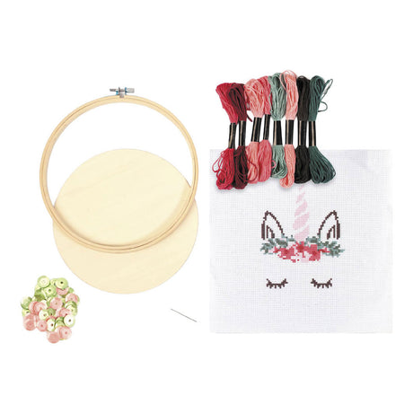 Graine Creative Graine Stickset 15,5 cm Einhorn