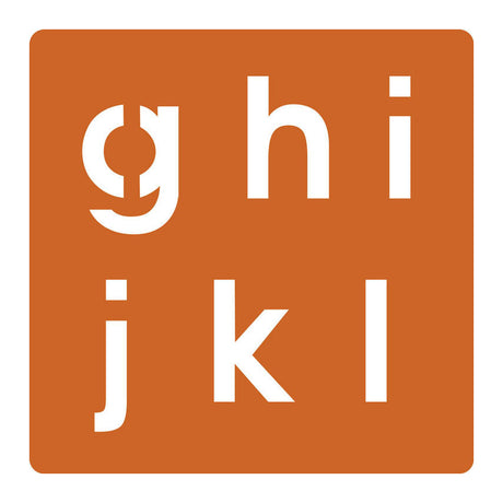 Graine creative graine sjablonen alfabet klein