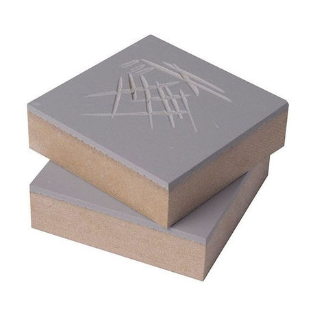 Essdee Linoleum-Stempelblock 75x75 mm - 2 Stk.