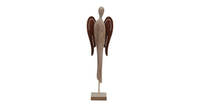 Pb. 1 wooden angel standing natural 56,5 cm