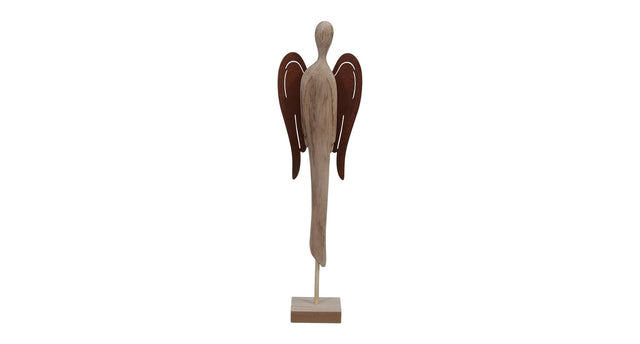 Pb. 1 wooden angel standing natural 56,5 cm