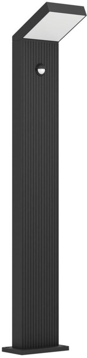 Eglo grottazzolina staande lamp buiten - sensor - led - 80 cm - zwart melkkleurig