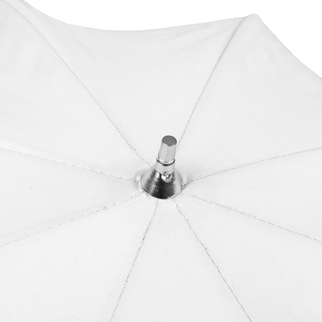 Falcon Eyes Flitsparaplu U-32S Silber Weiß 80 cm