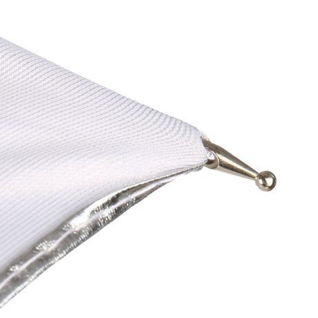 Falcon Eyes Flitsparaplu U-32S Silber Weiß 80 cm