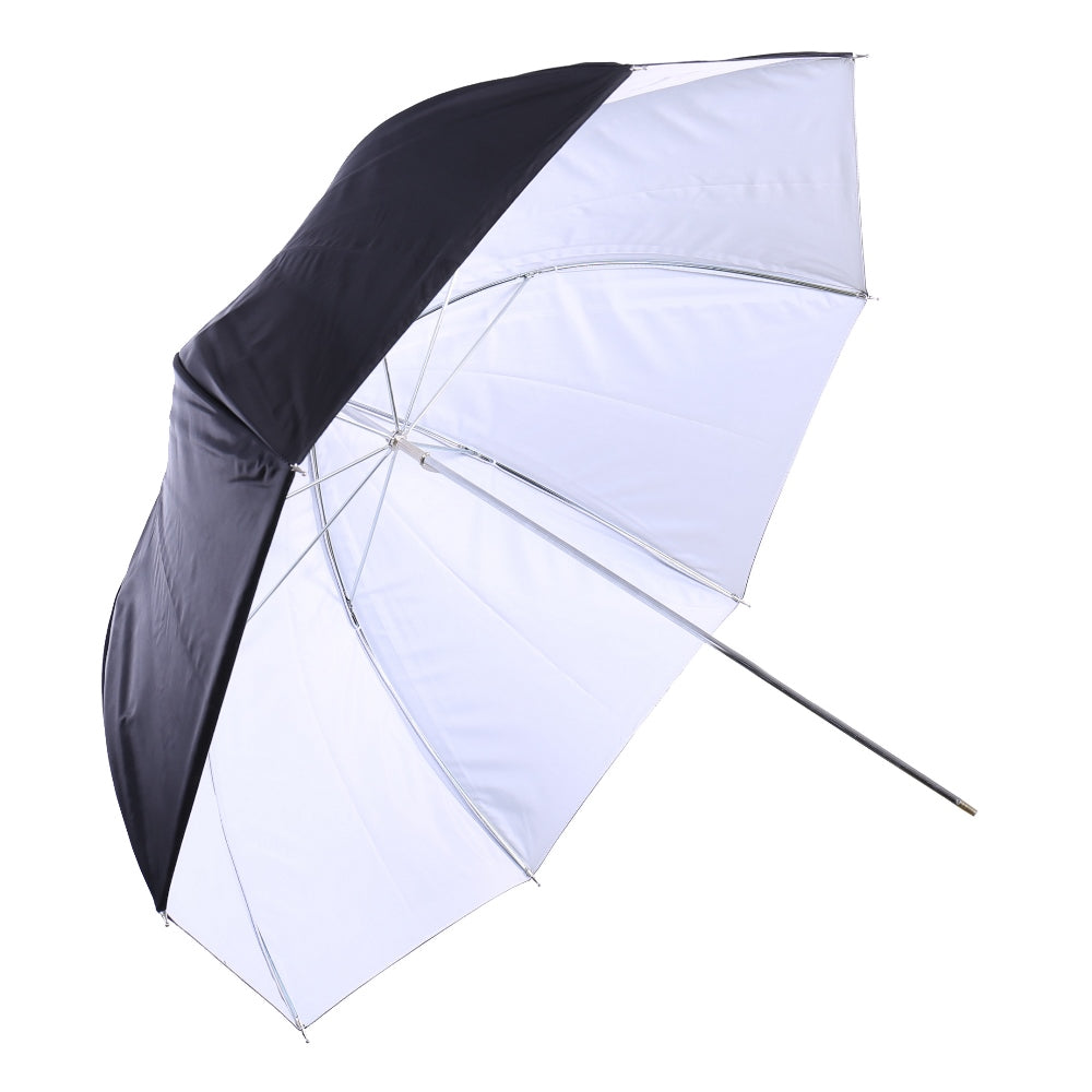Falcon Eyes Flitsparaplu UR-48WB Weiß schwarz 122 cm