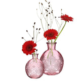 Ideen 4 Jahreszeiten Vase Bologna rosa ø9,5xh12cm