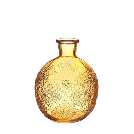 Ideen 4 Jahreszeiten Vase Bologna Ocker ã˜9,5xh12cm