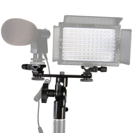 Falcon Eyes Twin Mount Flowting Halteret + 2 x Blitzschuh Cld-14a