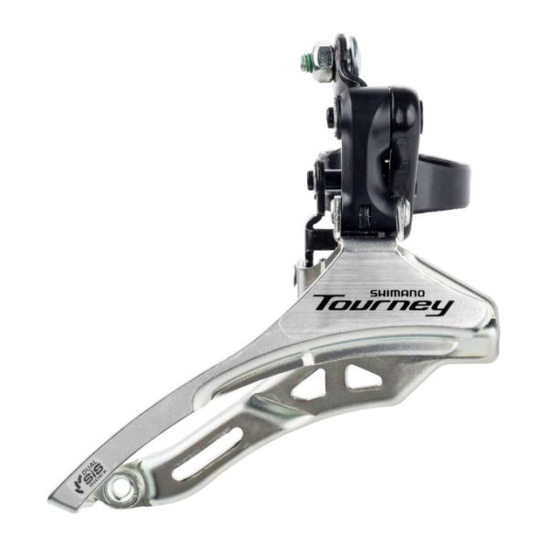 Shimano Voorchaeilleur 3 x 6 7 Speed-Turnier FD-Ty300 Down Swing Down Pull High Clamp 28,6 mm 42T (66-69 °)