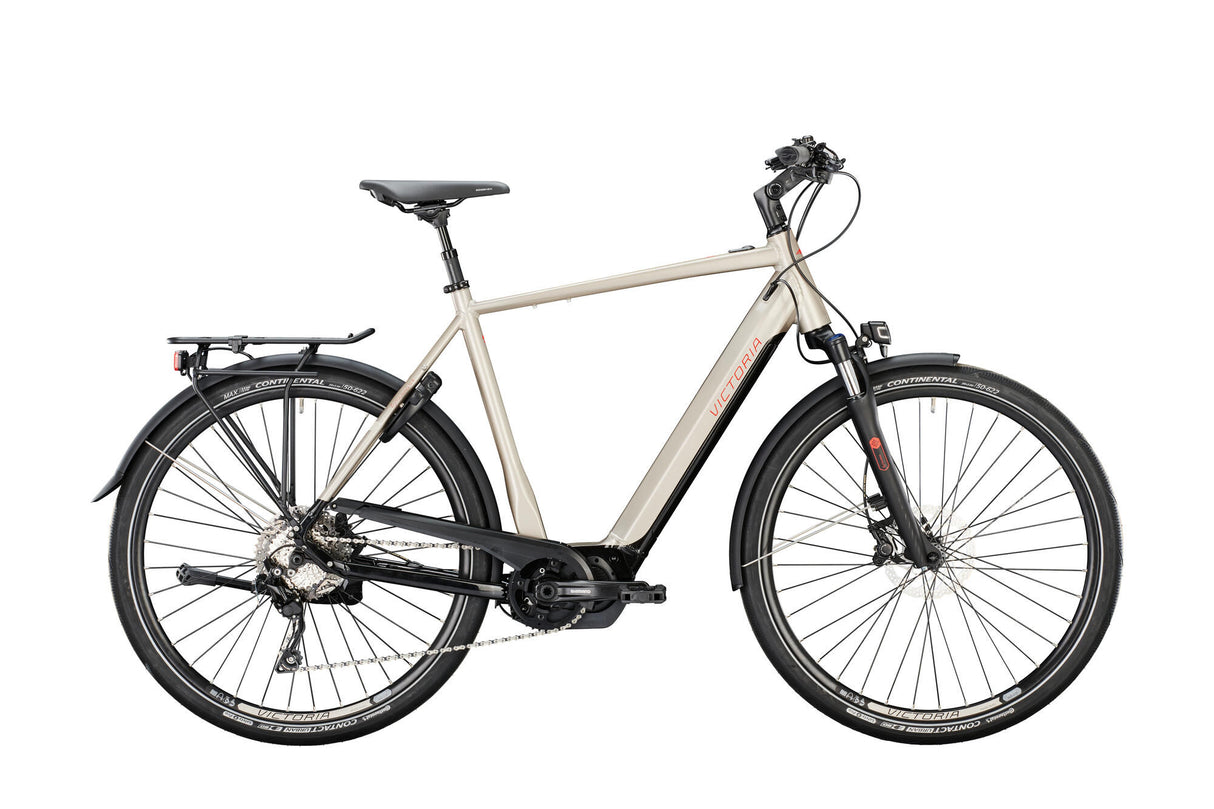 Victoria Elektro-Trekkingrad Etouring 12,8 Mod. 22 E-Bike-Vict. E-Tour. 12,8 28 55 Durchm. 10sp grau