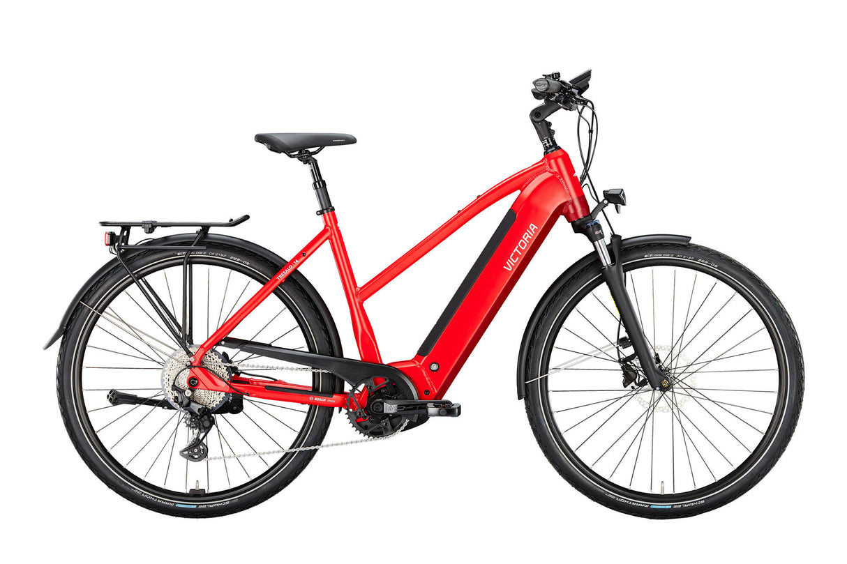 Victoria Elektro-Trekkingrad Tresalo 14 Mod. 24 E-Bike-Siege. 14 28 48 Stufen. 10 Sp. Fuegorot matt