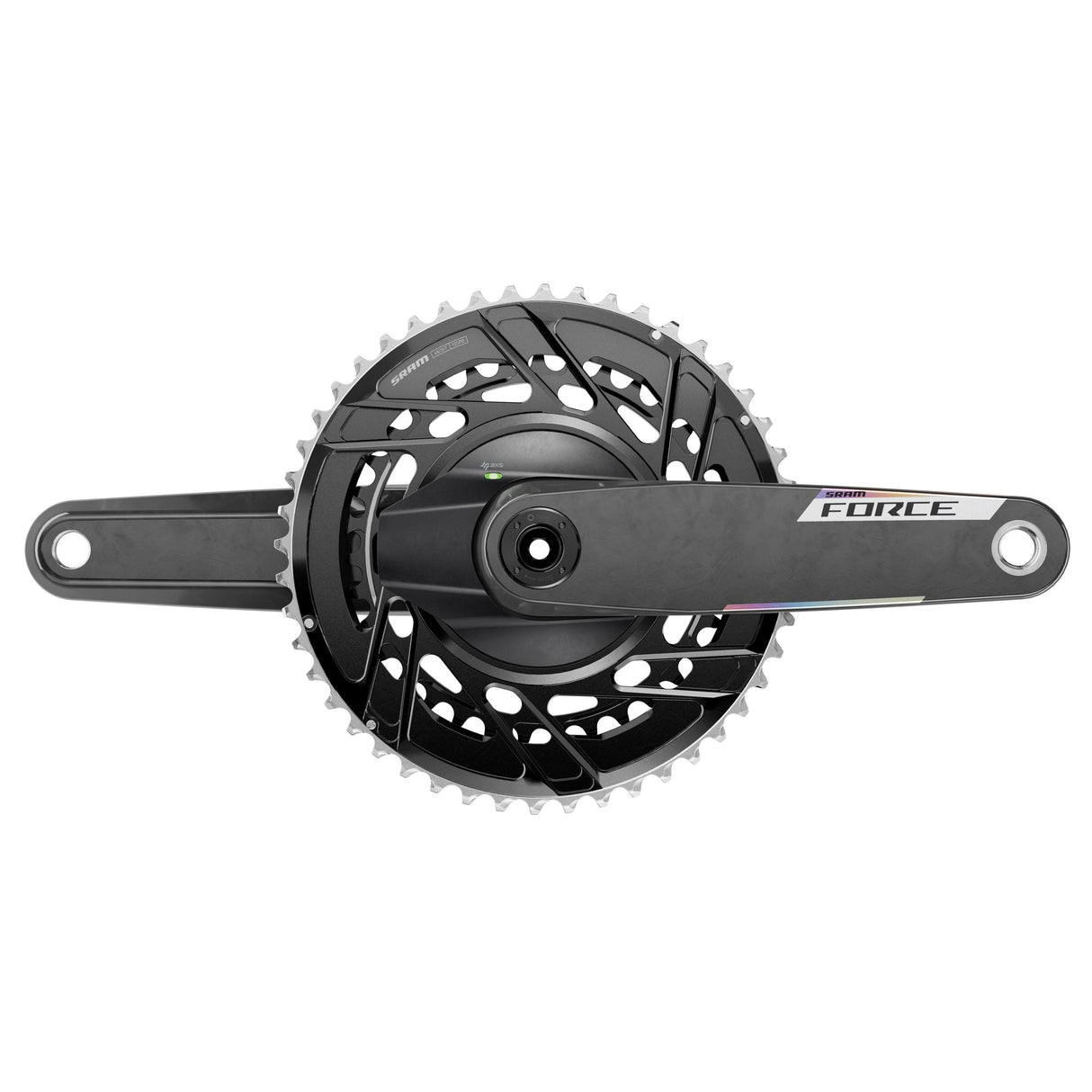 Sram-Kurbelgarnitur-Kraftachsen e1. krg pm Kraft e1 50 37 175 mm dub