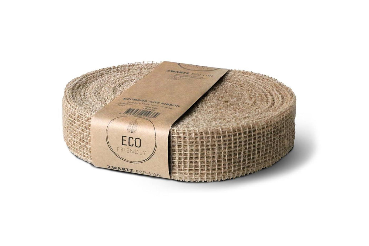 Sizoband â® jute natural stiff 5cm ã— 40m