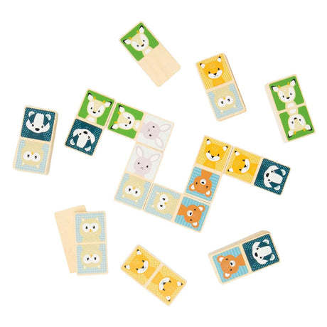 Bigjigs Domino-Wildtiere aus Holz