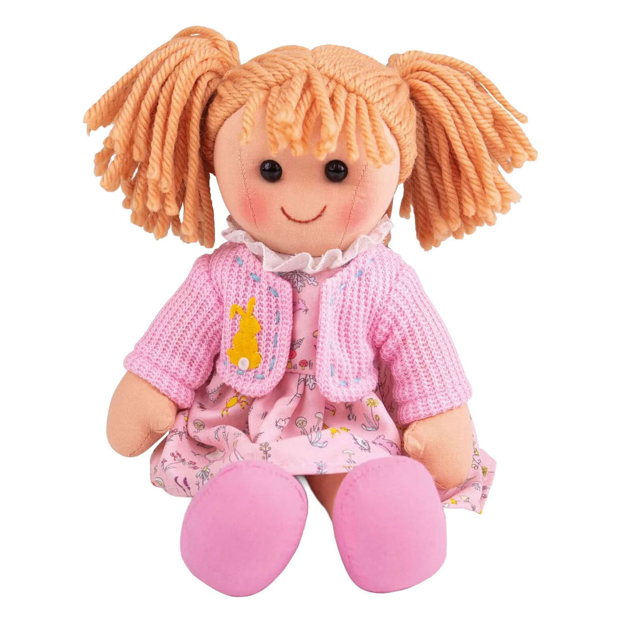 Bigjigs Babypuppe Stoffpuppe Ella 30 cm