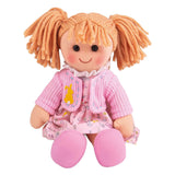 Bigjigs Babypuppe Stoffpuppe Ella 30 cm