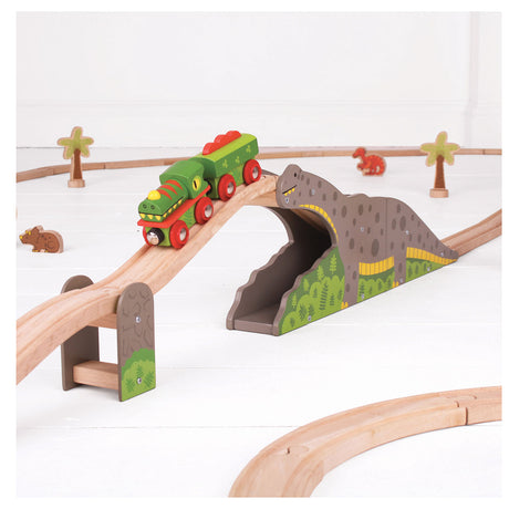 Bigjigs hölzerne Dino-Brücke