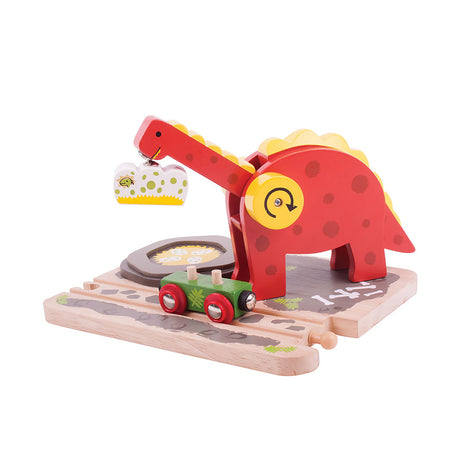 Bigjigs Dino-Kran aus Holz