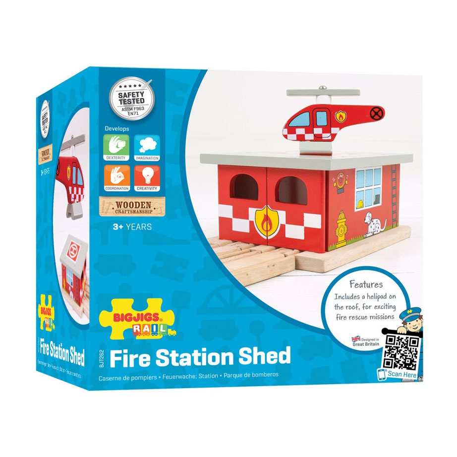 Bigjigs-Schienen – Feuerwache