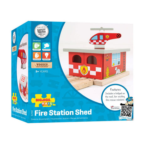 Bigjigs-Schienen – Feuerwache