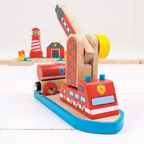 Bigjigs Holzschienen – Feuerwache