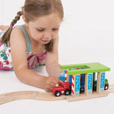 Bigjigs-Schienen – Autowaschanlage