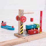 Bigjigs Holzschienen – Containerwerft