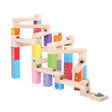 Bigjigs Kugelbahn aus Holz – 53-teilig