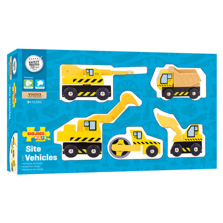 Bigjigs Rail – Baufahrzeuge aus Holz