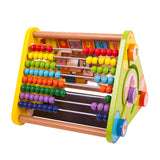 Bigjigs Spielzeugabakus mit Buchstaben und Tafel – grünes Spielzeug