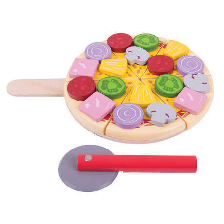 Bigjigs Spielzeugnahrung – Pizzaschneiden