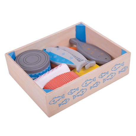 Bigjigs-Kiste mit Fisch