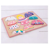Bigjigs Holzdressing -Puzzle Mädchen, 10st.