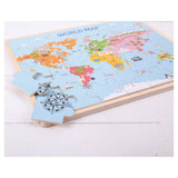 Bigjigs Weltkarten-Puzzle.