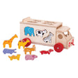 Bigjigs Kastenwagen in Holzform, 11-teilig.
