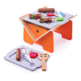 Bigjigs Holzgrill mit Accessoires, 10dlg.