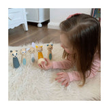 Simply Scandi Bigjigs Toys – Kegelspiel „Waldtiere“ – Holzspielzeug – Kegelspiel aus Holz – 7-teilig