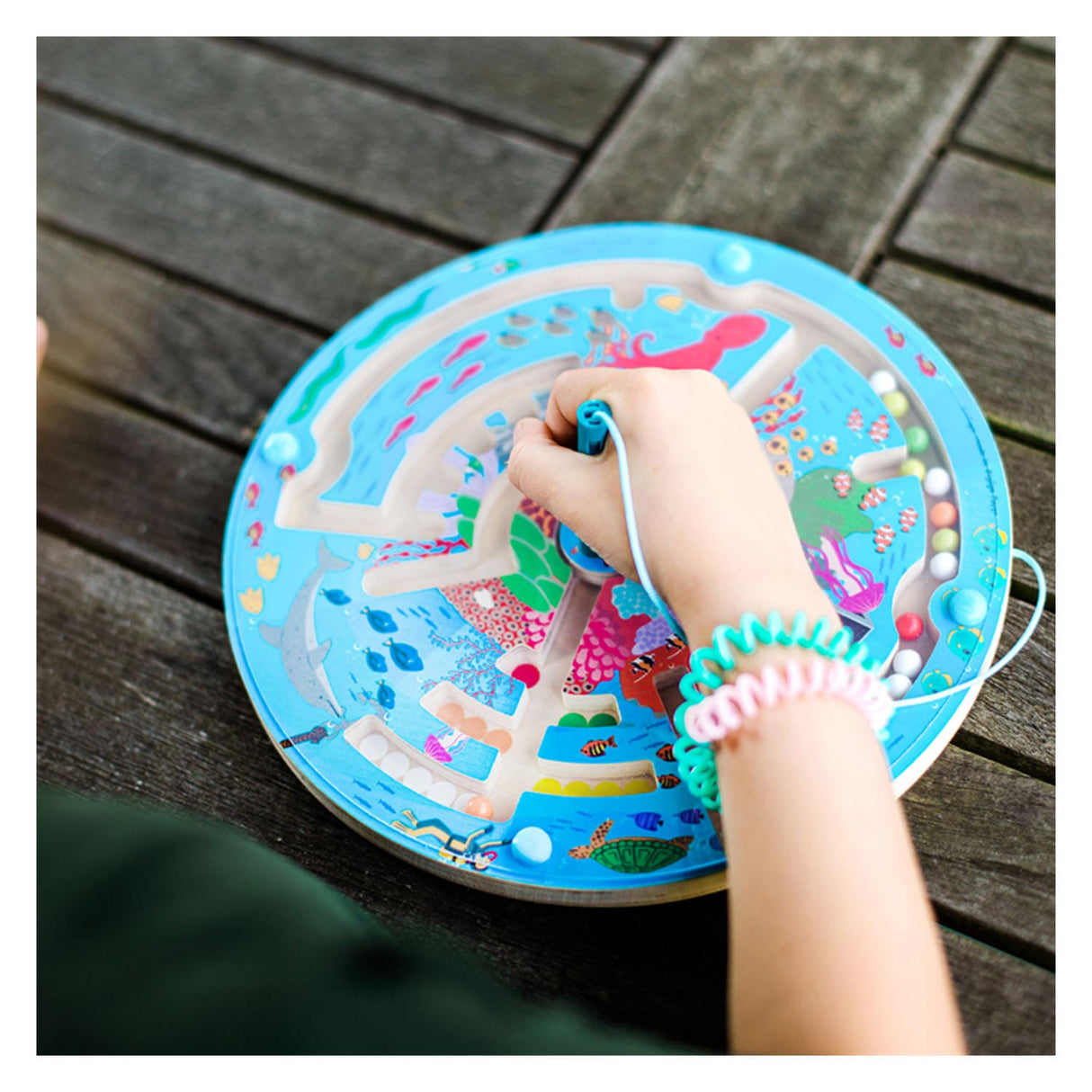 Bigjigs magnetisches Labyrinthspiel – Unterwasserwelt