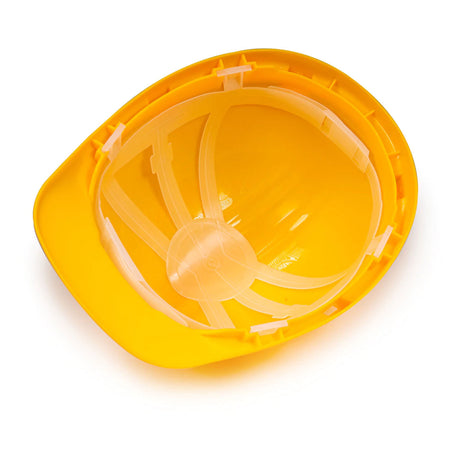 Der gelbe Bauhelm für Kinder von Bigjig