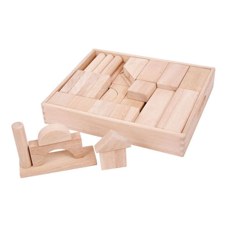 Bigjigs große Holzbausteine gesetzt