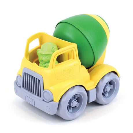Grüner Spielzeug-Zementwagen