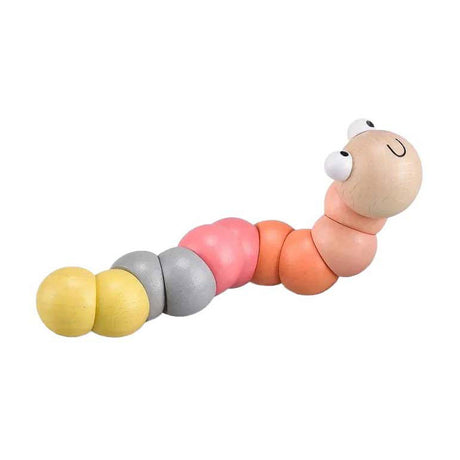 Bigjigs Holzwurm – Pastell
