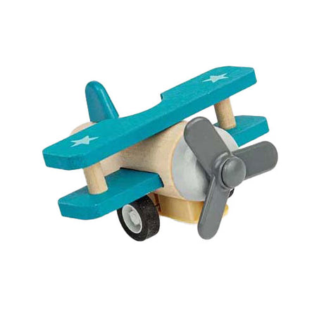 Ausziehbares Doppeldecker-Flugzeug aus Holz von Bigjigs