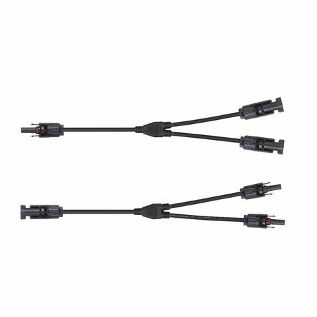 Orno mc4 Y-Verteiler – für Solarpanels – Set 1x ff-m + 1x mm-f – Profi-Qualität – konfektioniertes Solarpanel-Kabel