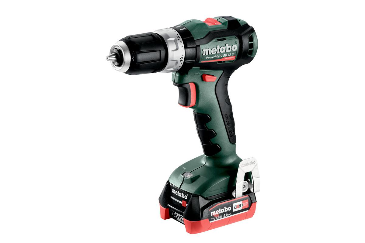 Metabo powermaxx-bots schroevendraaier sb 12 bl 45 20nm 2x4,0ah lihd metabox