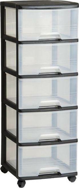 Curver Schubladensystem – 5x20 Liter – mit Rollen