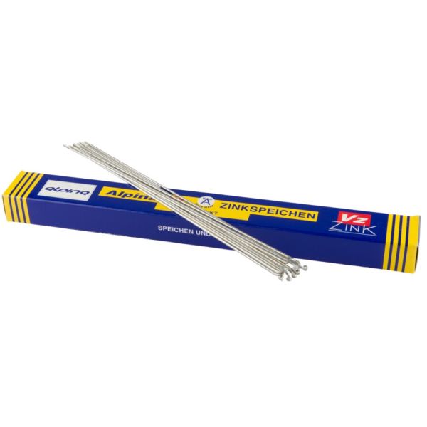 Alpina Speichen 276-13 Raggi ø2,00 mm fg 2,3 – Zink (144 Stück)