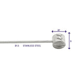 Rem Innenkabel Elende 2250 mm Edelstahl Slick Ø1,5 mm T-Nipple (100 Stück)