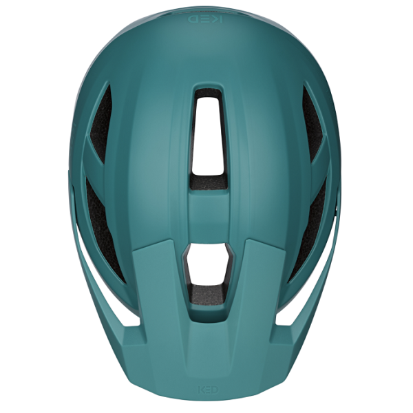 Ked Fahrradhelm-Umarmung L (58–62 cm) – mattblau-grün